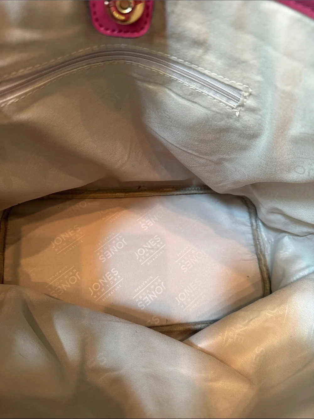 Women's Tote Bag with Scarf Accent